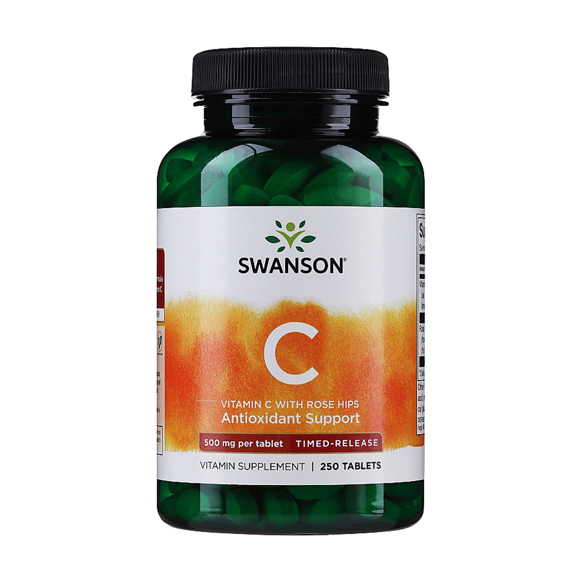 Уцінка! Вітaмін C Swanson Timed-Release Vіtаmin C With Rose Hips з шипшиною 1000 мг, 250 капсул